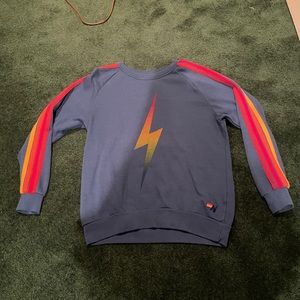 Aviator nation bolt fade sweatshirt